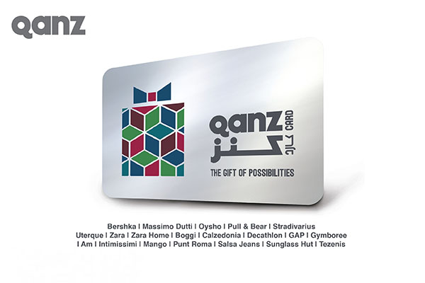 Qanz gift card worth 500,000 LL