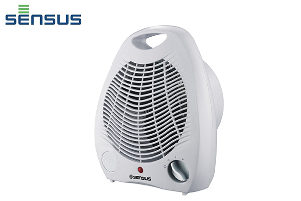 Sensus fan heater, 2 heating powers 1000w/2000w, white