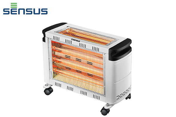 Sensus electric quartz heater, 2000w, top 2 tube 400w, front 530w