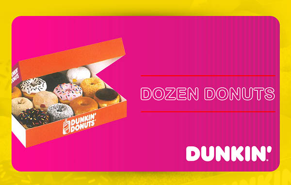 Dunkin Donuts dozen donuts coupon 