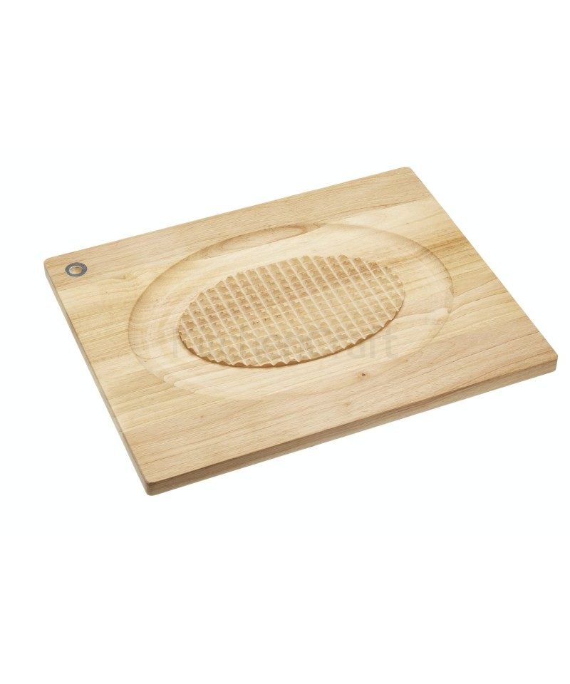 Mc Wooden spiked carving board