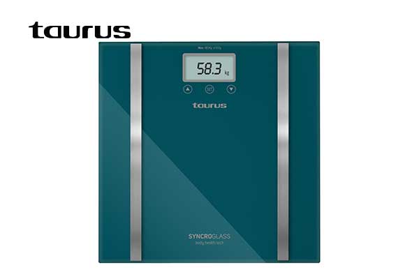 Scale, Body fat and water analyser, capacity 180kg