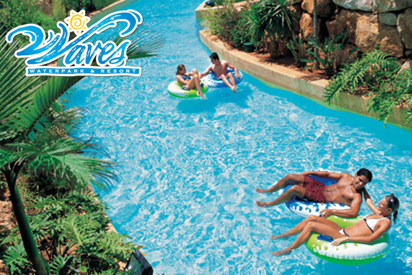 Waves Aqua Park weekend & weekdays pool entrance for adults