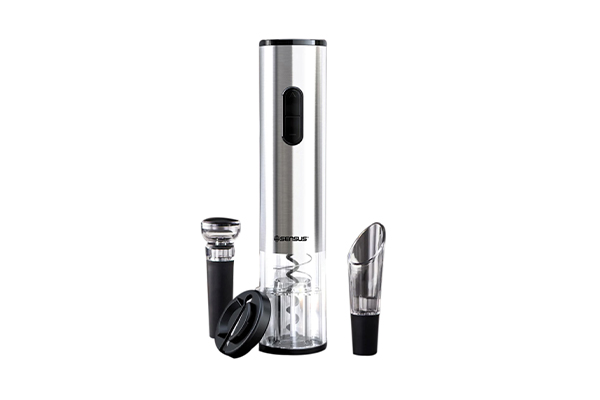 Sensus Electric Wine Opener Brushed Stainless