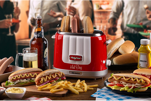 Ariete Hot Dog Maker 650W (Available In Blue & Red)
