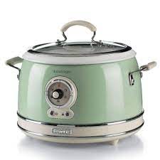 Ariete Vintage Rice And Slow Cookersteam Cooking Green&Blue